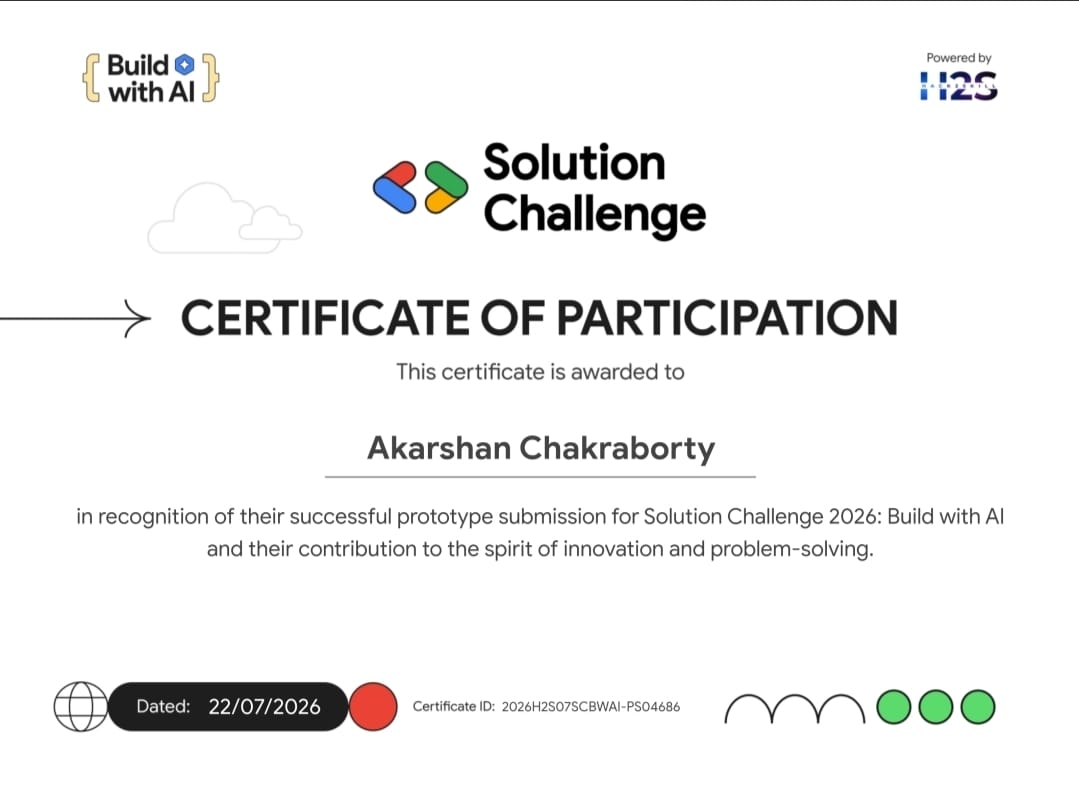 Solution Challenge 2026: Build with AI